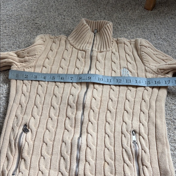 LAUREN Ralph Lauren Beige Cable Knit Sweater XS - Picture 7 of 7
